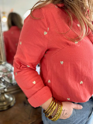 Chemisier Ophélie • Rouille