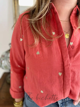 Chemisier Ophélie • Rouille