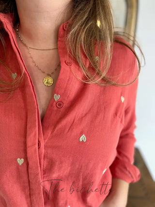 Chemisier Ophélie • Rouille