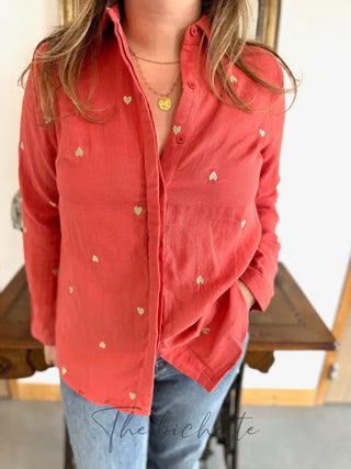 Chemisier Ophélie • Rouille