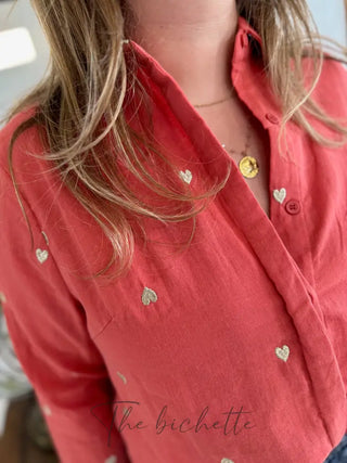 Chemisier Ophélie • Rouille