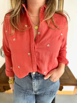 Chemisier Ophélie • Rouille
