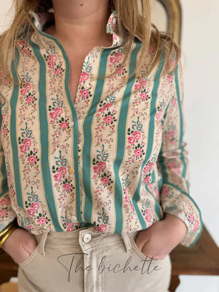 Chemisier Ophélie • Vert