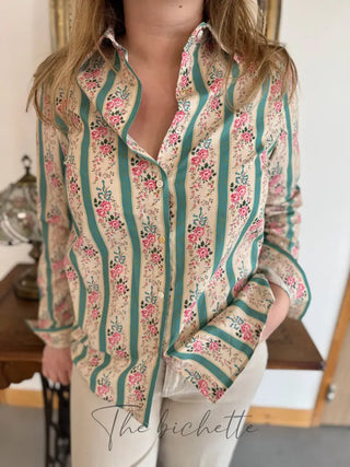 Chemisier Ophélie • Vert