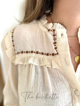 Chemisier Paola • Ecru