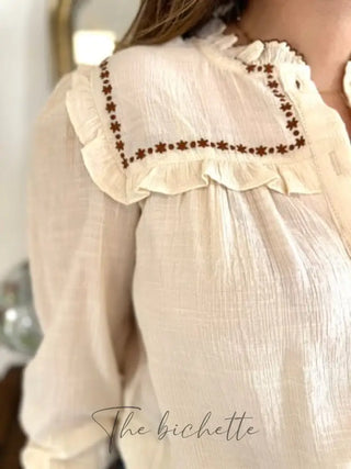 Chemisier Paola • Ecru