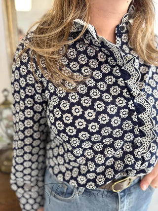 Chemisier Philomène • Marine