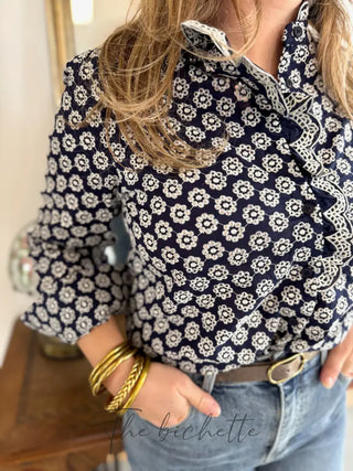 Chemisier Philomène • Marine