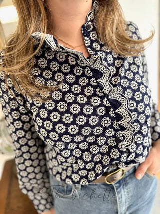 Chemisier Philomène • Marine