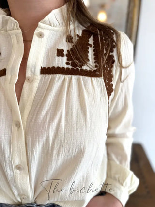 Chemisier Régine • Beige