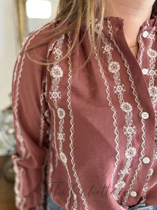 Chemisier Ruben • Vieux Rose