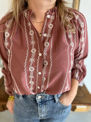 Chemisier Ruben • Vieux Rose