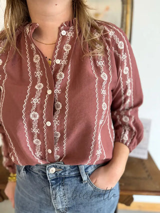 Chemisier Ruben • Vieux Rose