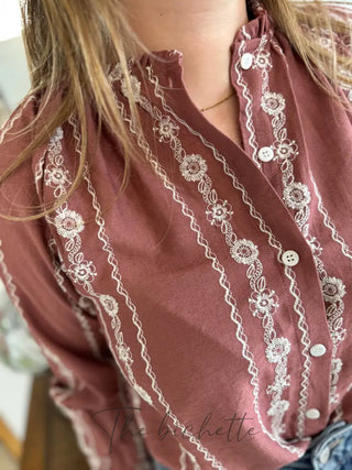 Chemisier Ruben • Vieux Rose