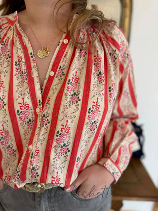 Chemisier Sylvie • Rouge