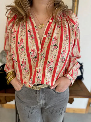 Chemisier Sylvie • Rouge