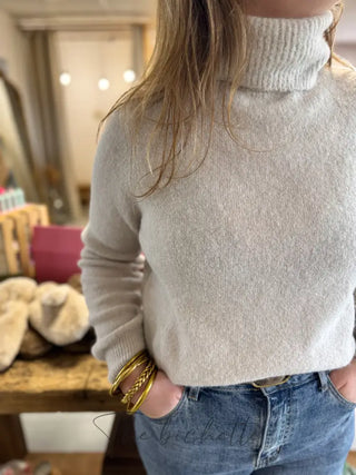 Col roulé Manon • Beige TU