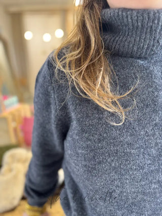 Col roulé Manon • Gris foncé TU