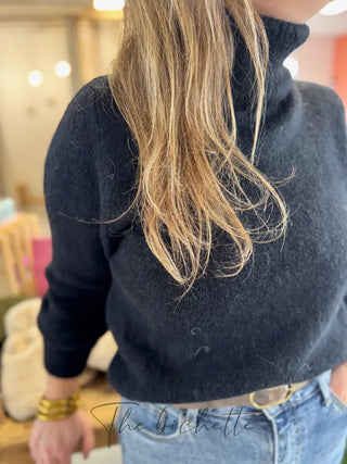 Col roulé Manon • Noir TU