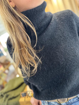 Col roulé Manon • Noir TU