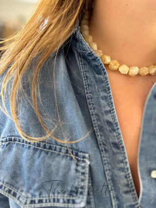 Collier Justine • Blanc