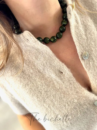 Collier Laura • Kaki