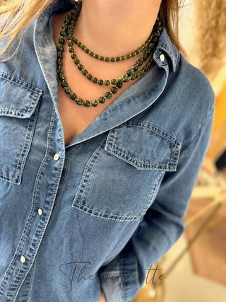 Collier Zoë • Kaki