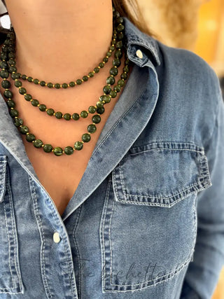 Collier Zoë • Kaki