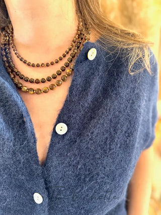 Collier Zoë • Marron