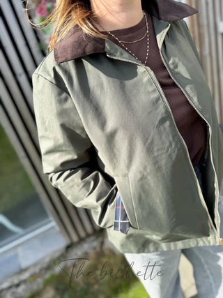 Coupe-vent Court Ombeline • Kaki