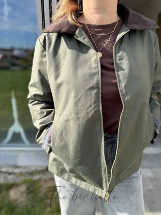 Coupe-vent Court Ombeline • Kaki