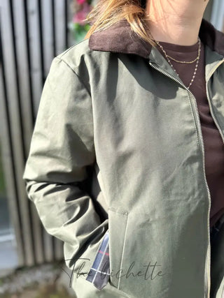 Coupe-vent Court Ombeline • Kaki