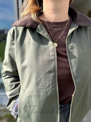 Coupe-vent Court Ombeline • Kaki