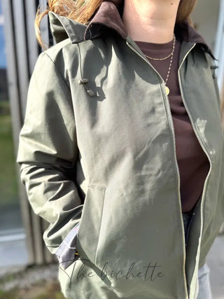 Coupe-vent Court Ombeline • Kaki