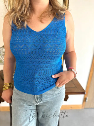 Débardeur Ivana • Bleu Roi TU