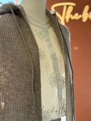 Foulard Capuche • Taupe