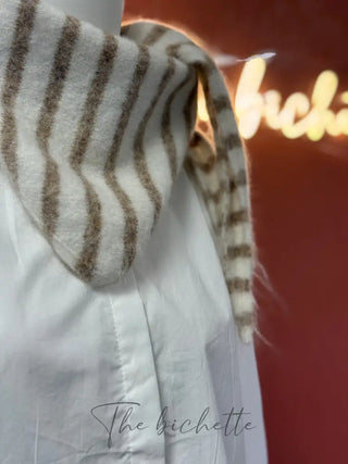 foulard triangle • Beige