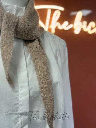 foulard triangle • Beige