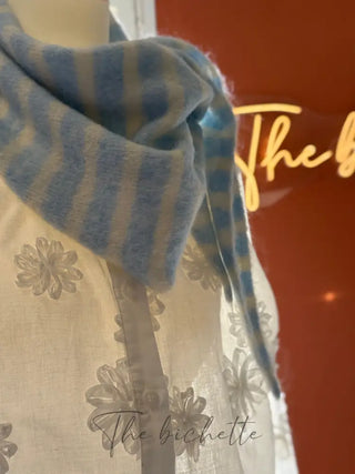 Foulard triangle • Bleu Ciel