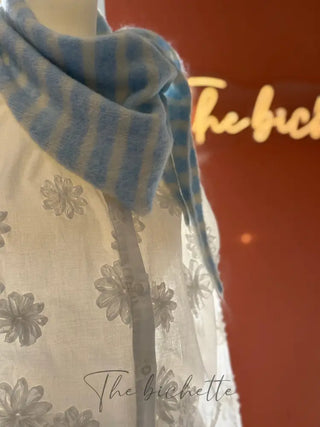 Foulard triangle • Bleu Ciel