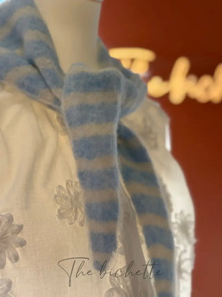 Foulard triangle • Bleu Ciel