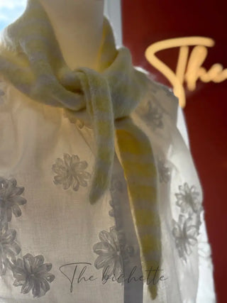 Foulard triangle • Jaune