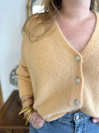 Gilet Jeanne • Abricot TU