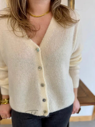 Gilet Jeanne • Blanc TU