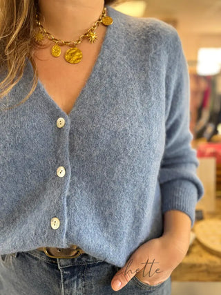 Gilet Jeanne • Bleu Jeans TU