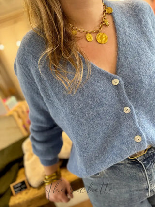 Gilet Jeanne • Bleu Jeans TU