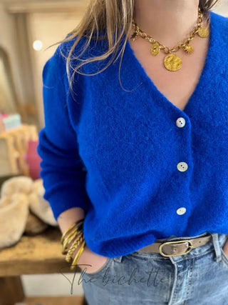 Gilet Jeanne • Bleu Roi TU