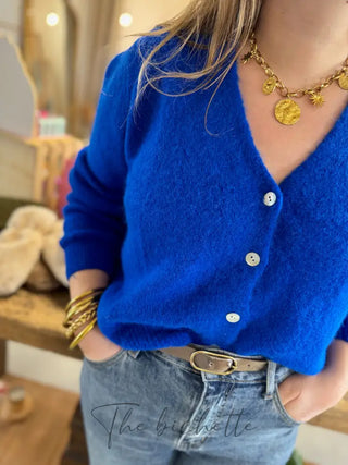 Gilet Jeanne • Bleu Roi TU