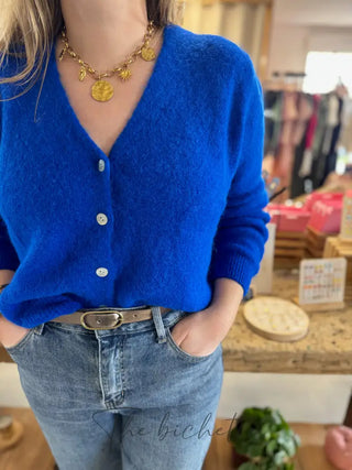 Gilet Jeanne • Bleu Roi TU