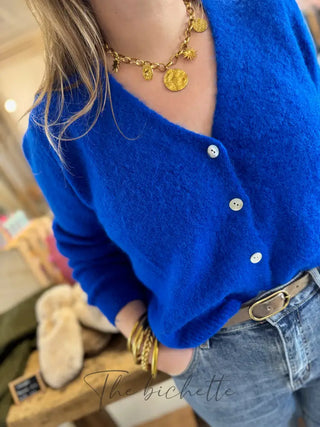 Gilet Jeanne • Bleu Roi TU